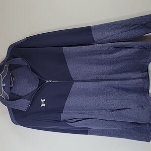 Under Armour Zip Peak Performance Cold Gear Jacket Blue XL 1305872